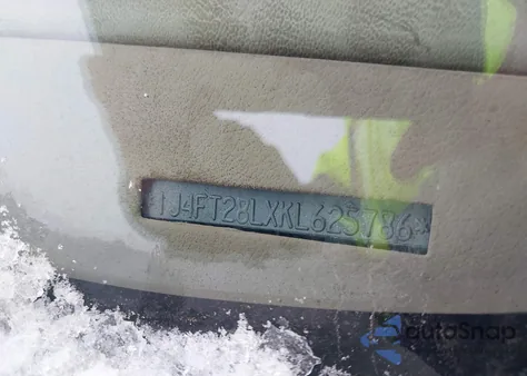 1989 Jeep Cherokee из США, поврежденный, VIN 1J4FT28LXKL625786